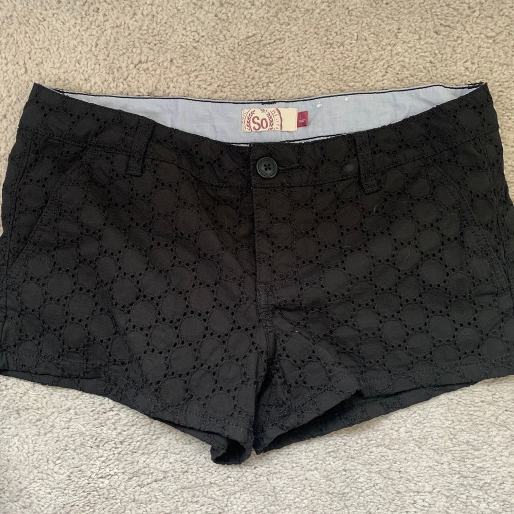 Black shorts